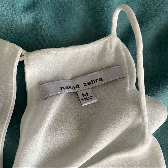 Naked Zebra Scalloped Tank - Picture 10 of 11